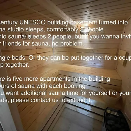 Sauna Unesco 14 Century Aparthotel