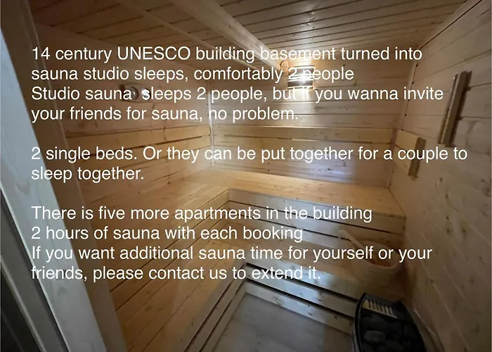Sauna Unesco 14 Century Apart-hotel